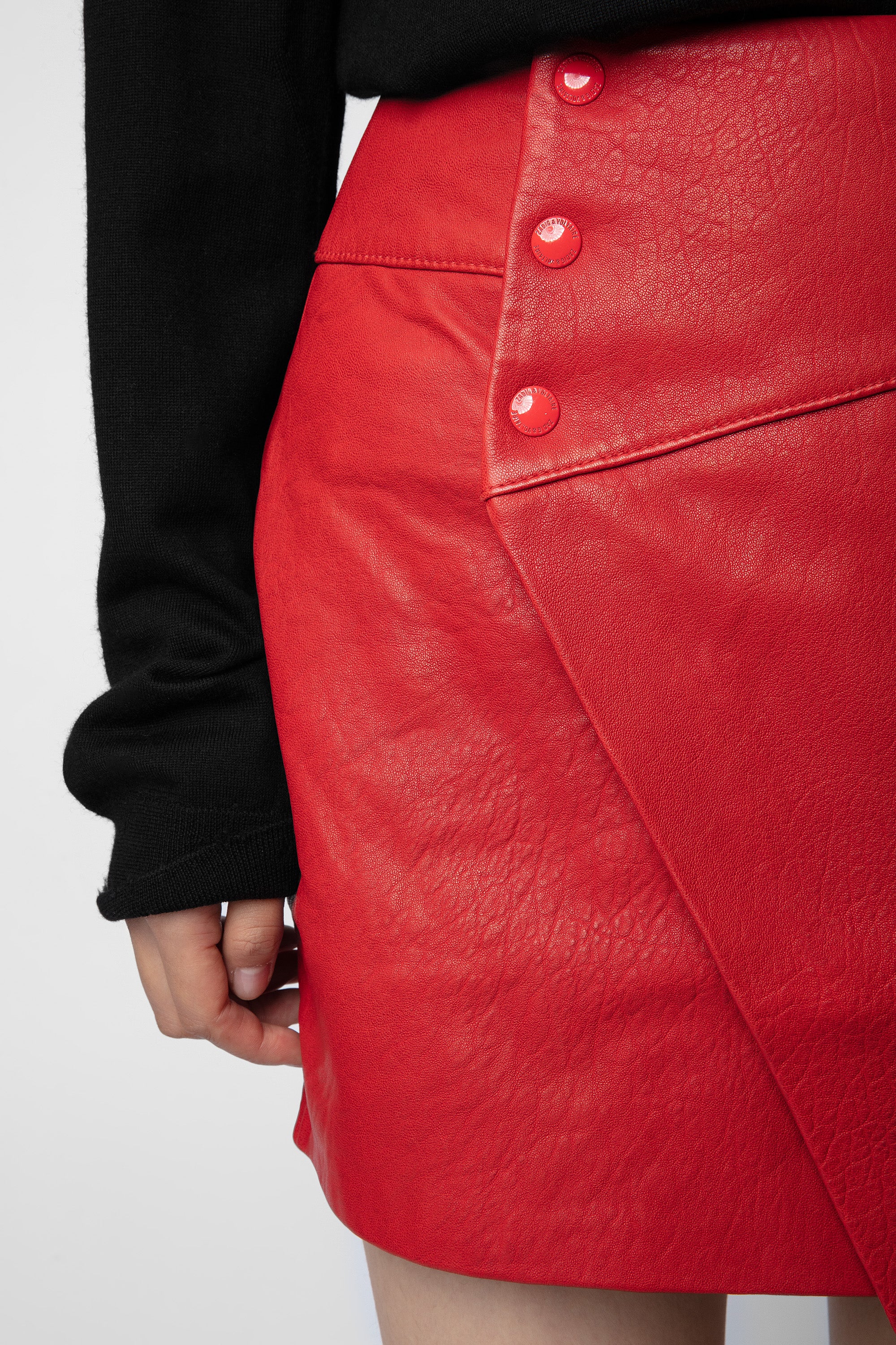 Junko Biker skirt in leather - Japan