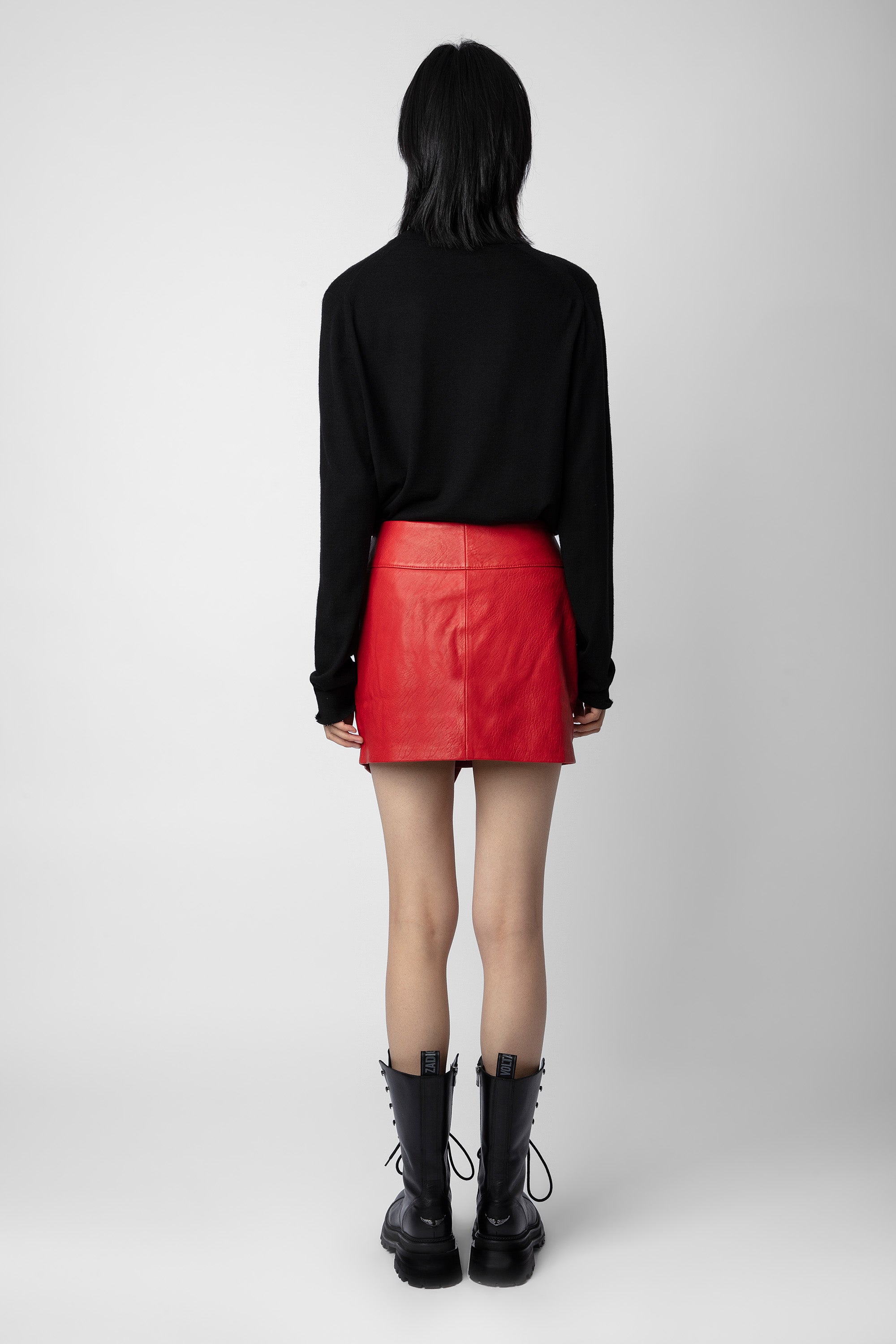 Junko Biker skirt in leather - Japan