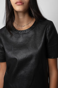 Top Tas en cuir - Noir