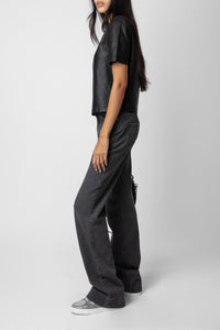 Top Tas en cuir - Noir