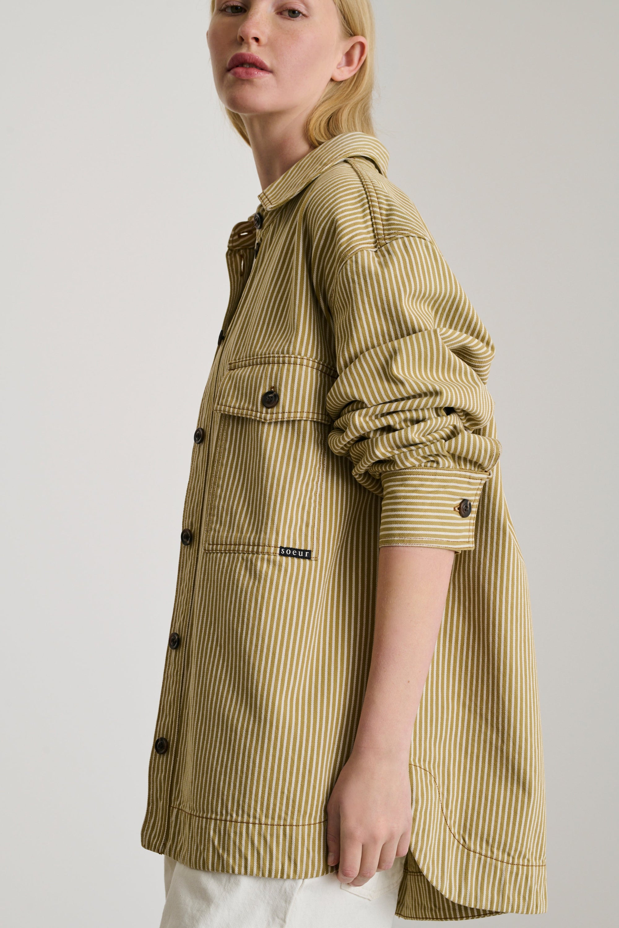 BEIGE/ECRU CHEMISE CADET