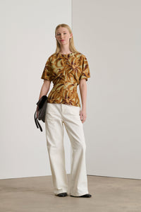 ORANGE/ARGILE BLOUSE EMBRUN