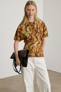 ORANGE/ARGILE BLOUSE EMBRUN