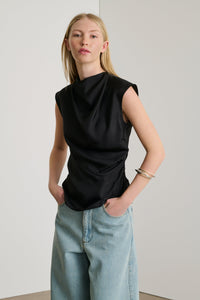 NOIR BLOUSE ECLAT