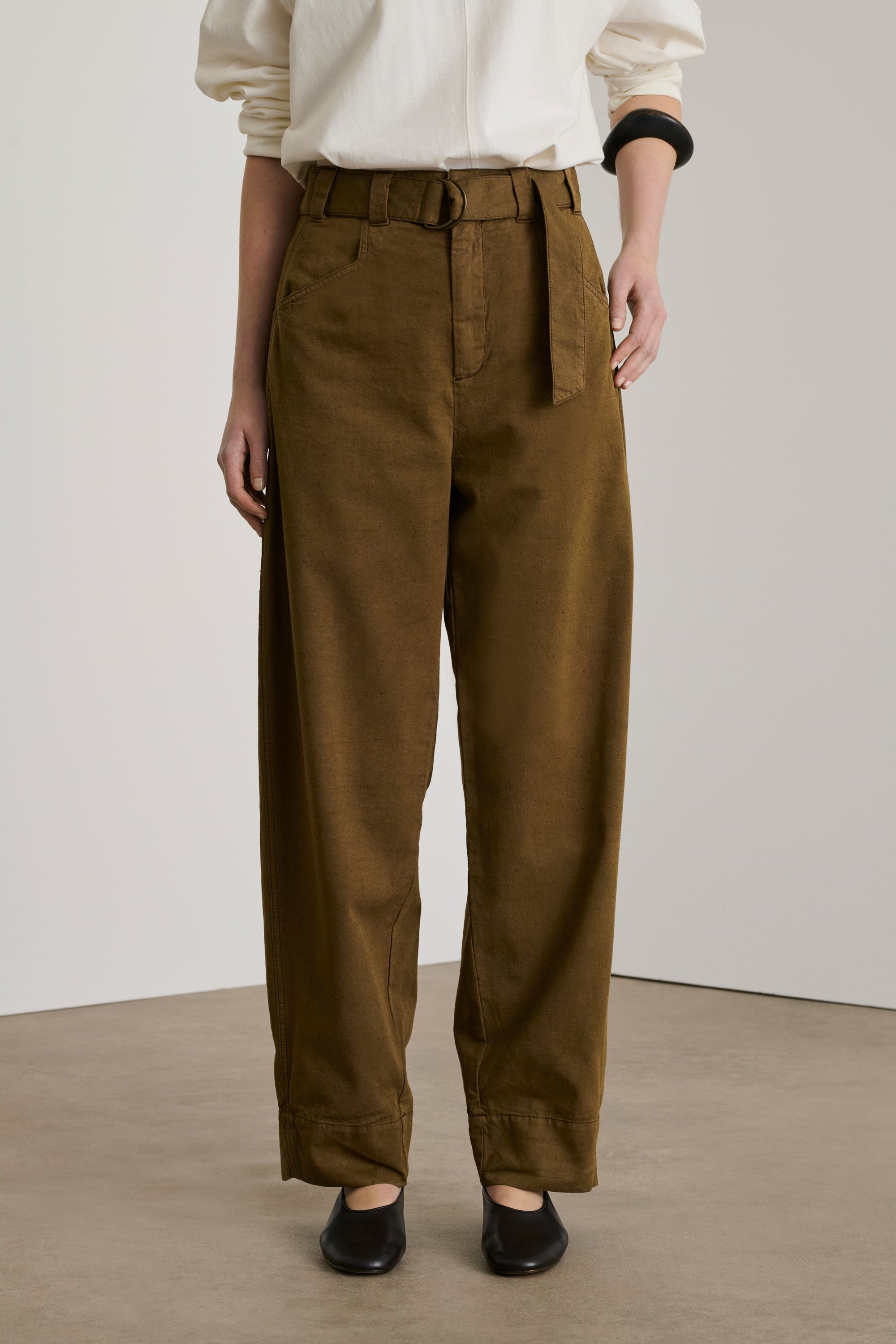 MARRON PANTALON VOLAGE