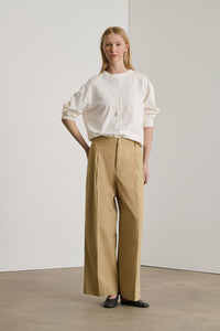 BEIGE FONCE PANTALON DEVY