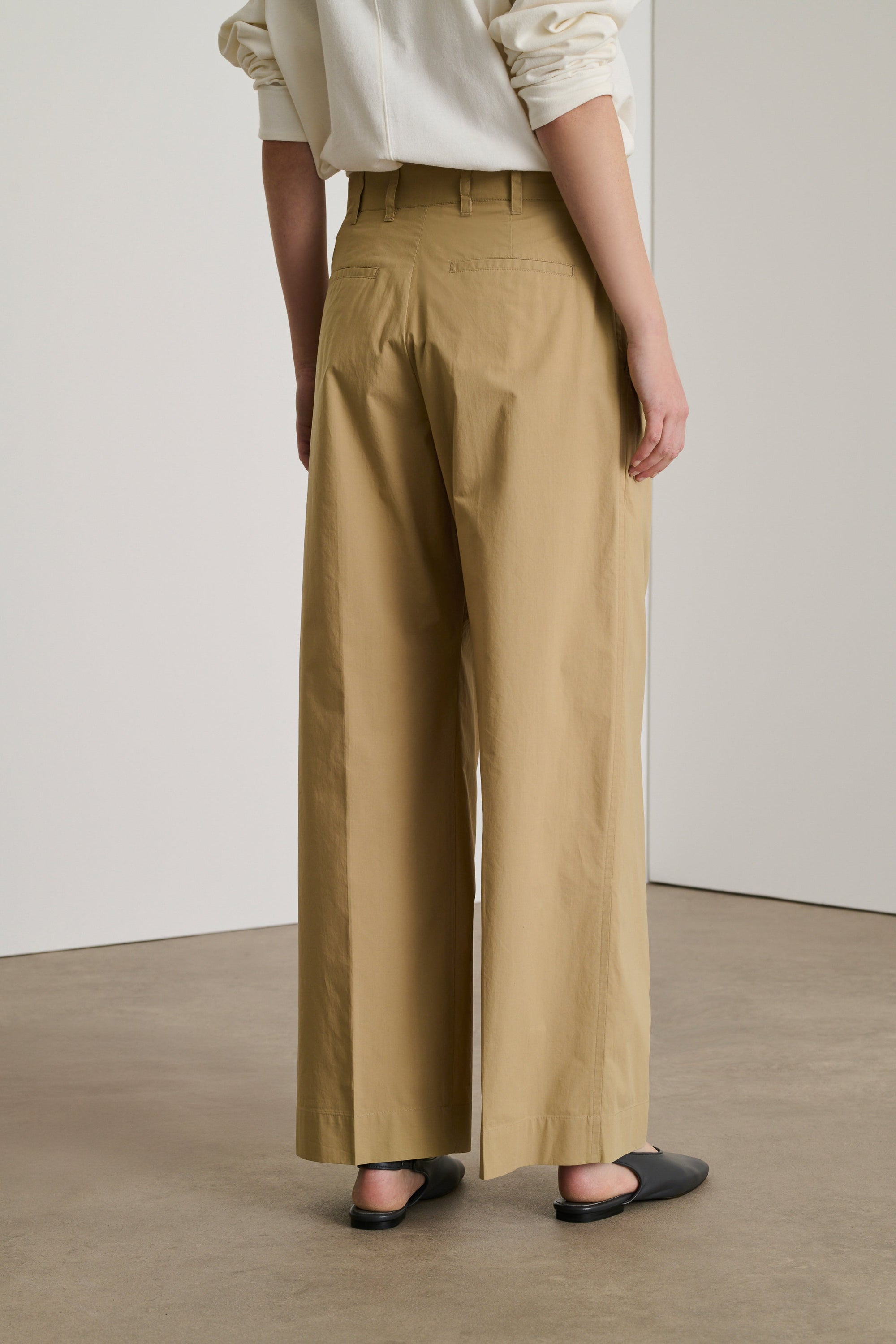 BEIGE FONCE PANTALON DEVY