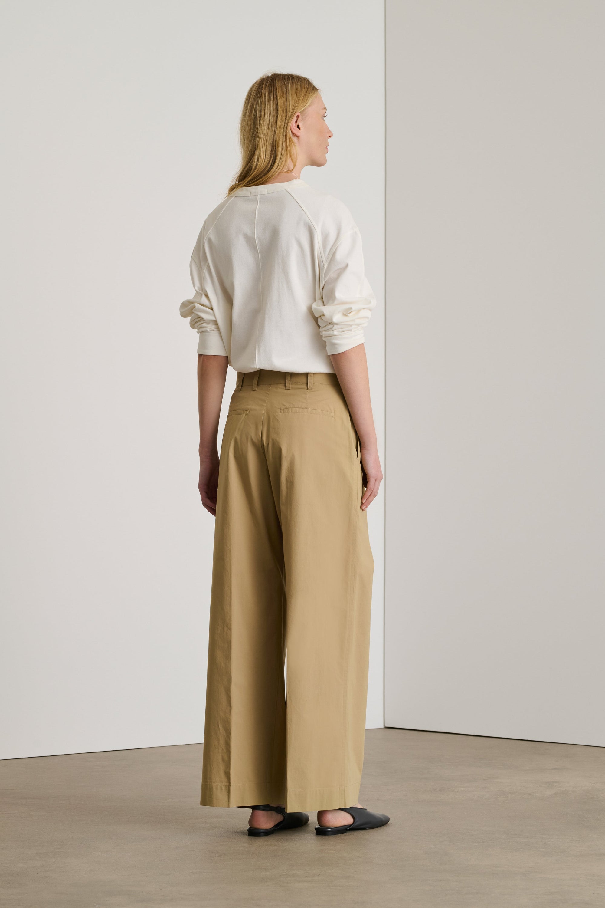 BEIGE FONCE PANTALON DEVY