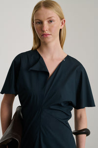 BLEU NUIT ROBE CHAINE & TRAME ELLA