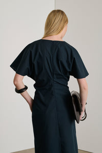 BLEU NUIT ROBE CHAINE & TRAME ELLA
