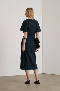 BLEU NUIT ROBE CHAINE & TRAME ELLA