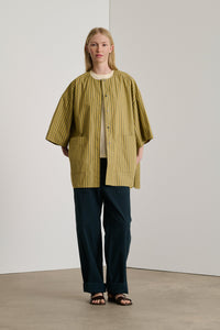 OCRE/VERT BLOUSE DIVA