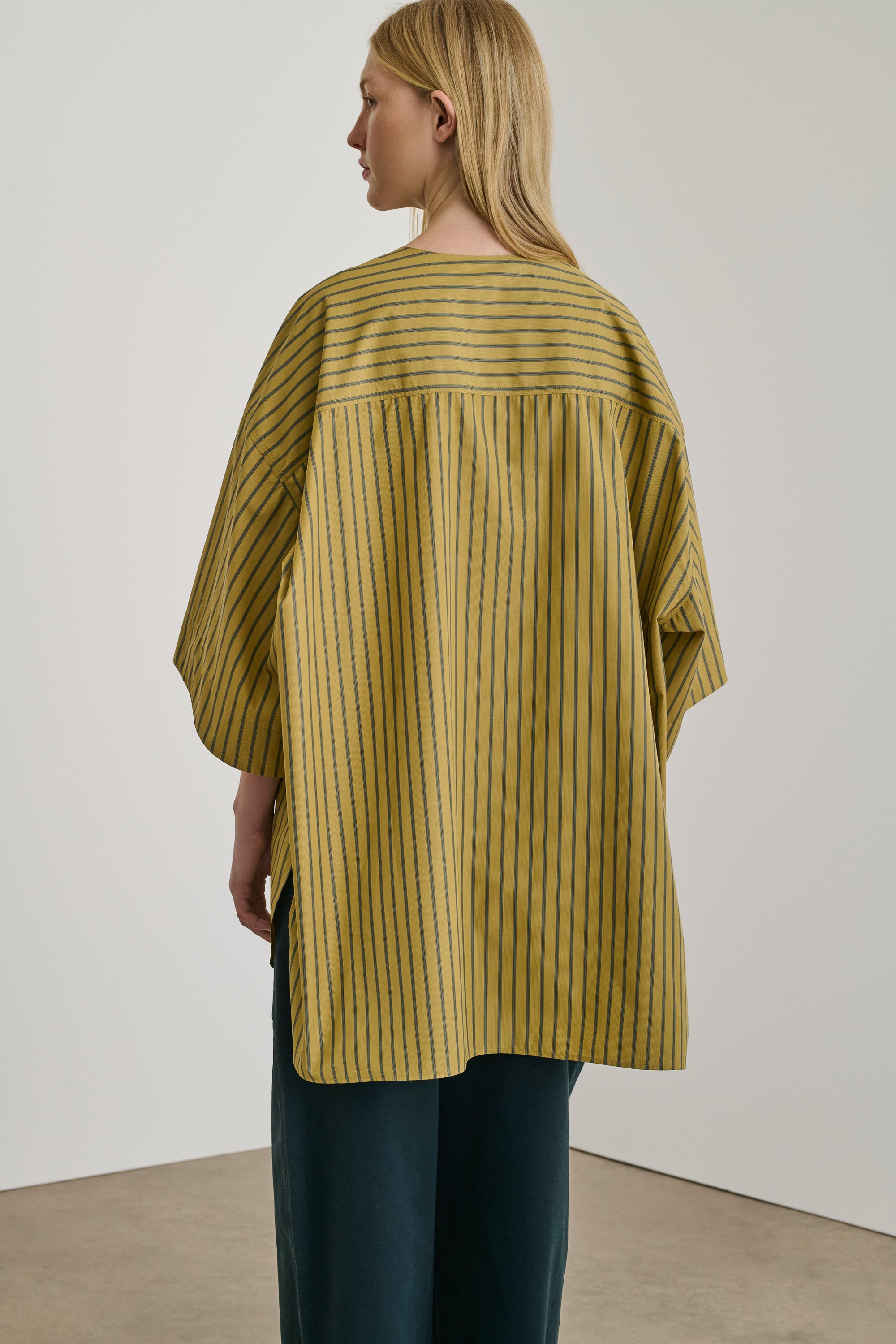 OCRE/VERT BLOUSE DIVA