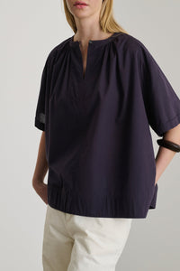Blouse Arlette en coton - Prune