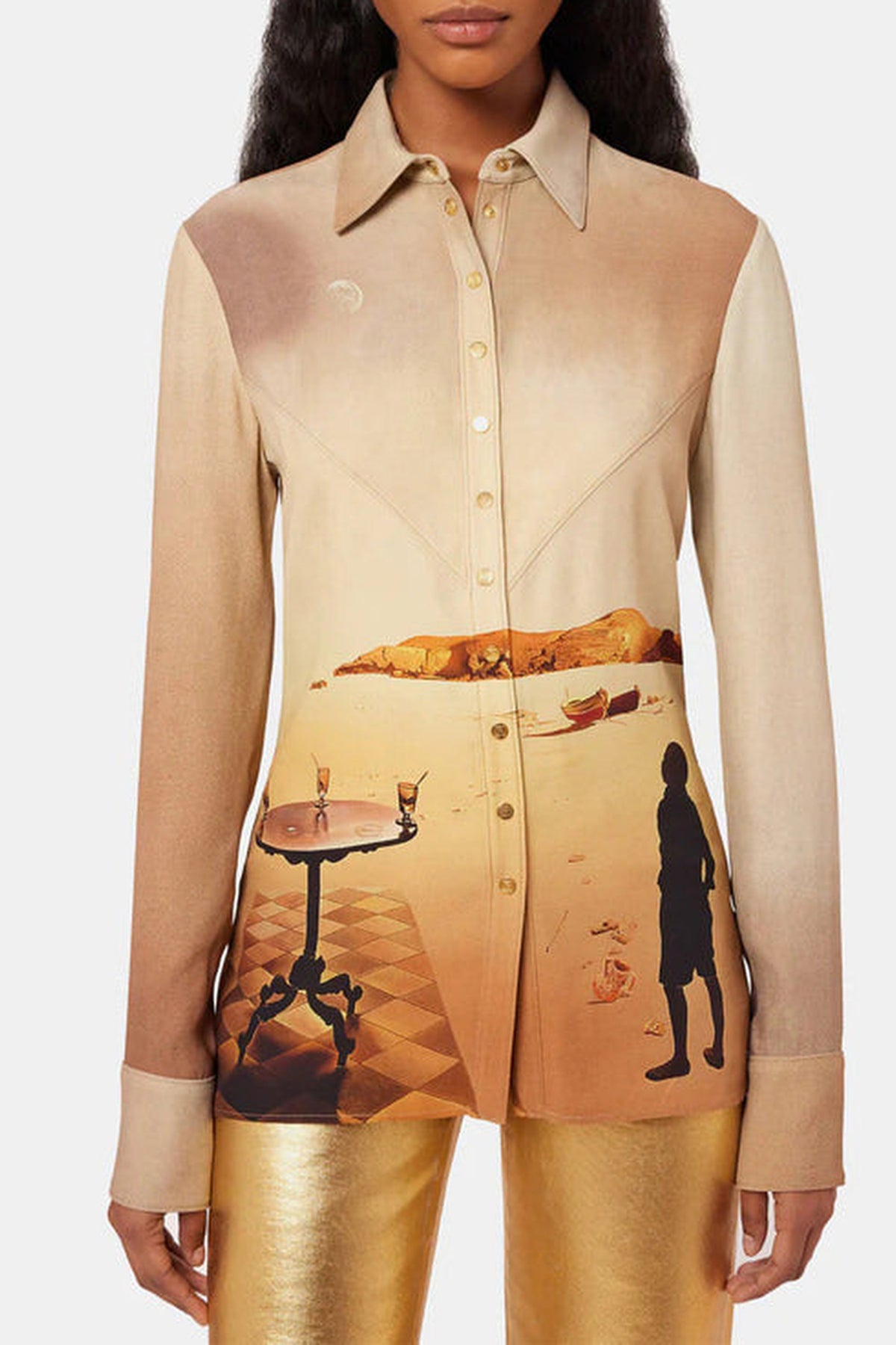 Chemise Salvador Dalí inspirée de son œuvre - La Table Solaire