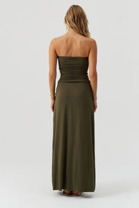 Robe bustier Rae - Olive