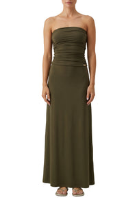 Robe bustier Rae - Olive
