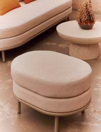 Tabouret de jardin Florentino - Blanc
