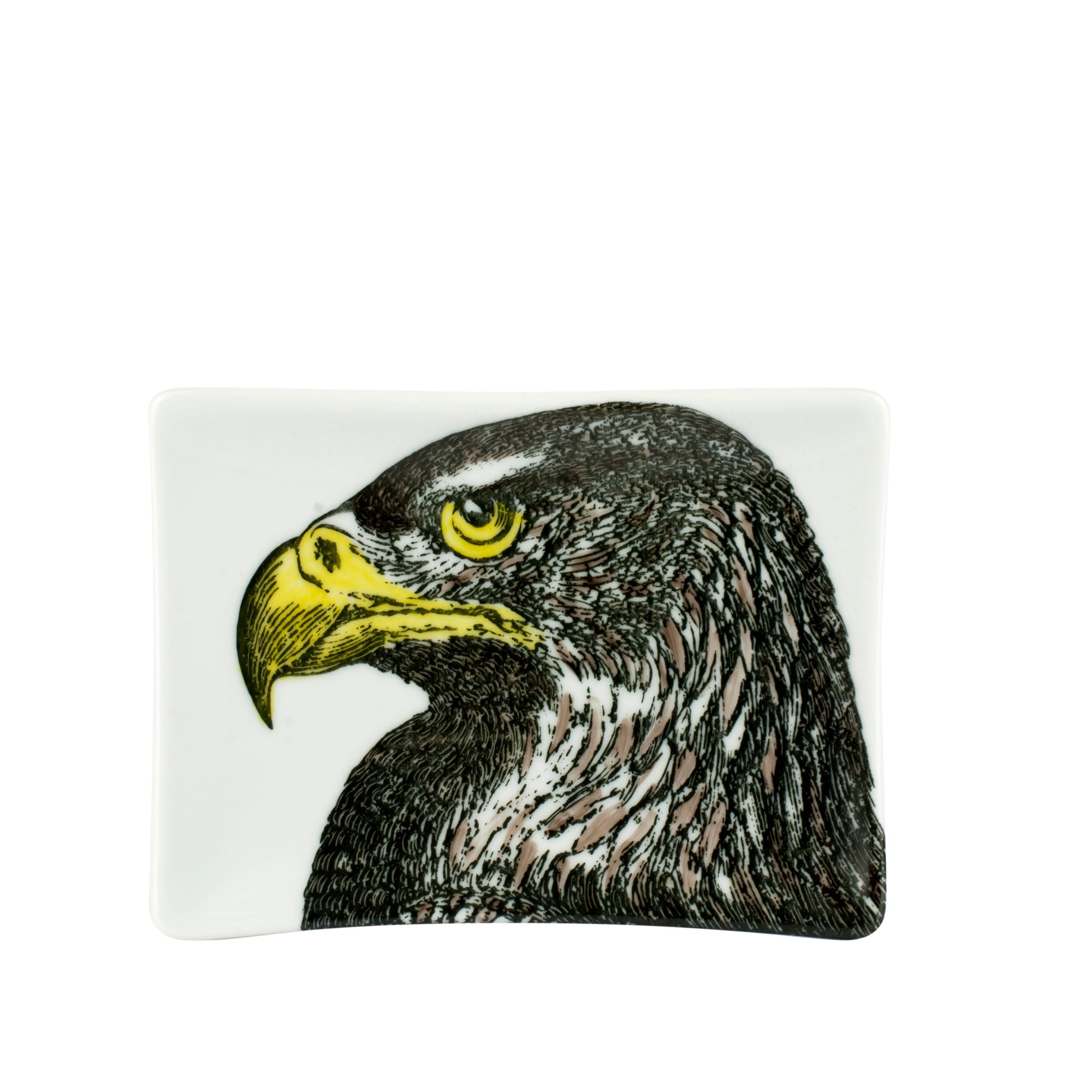 Aquila porcelain ashtray - Multicoloured