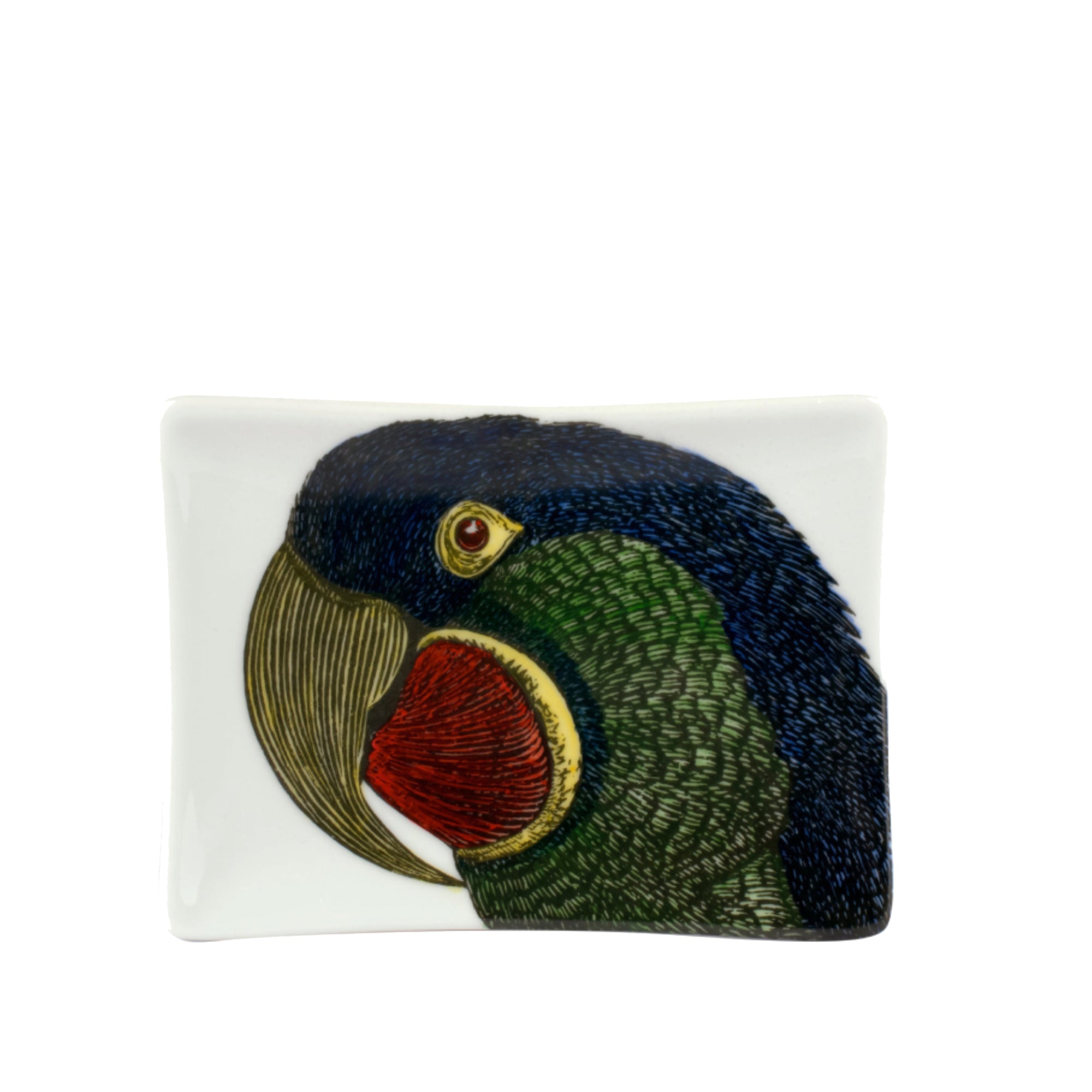 Pappagallo porcelain ashtray - Multicolour