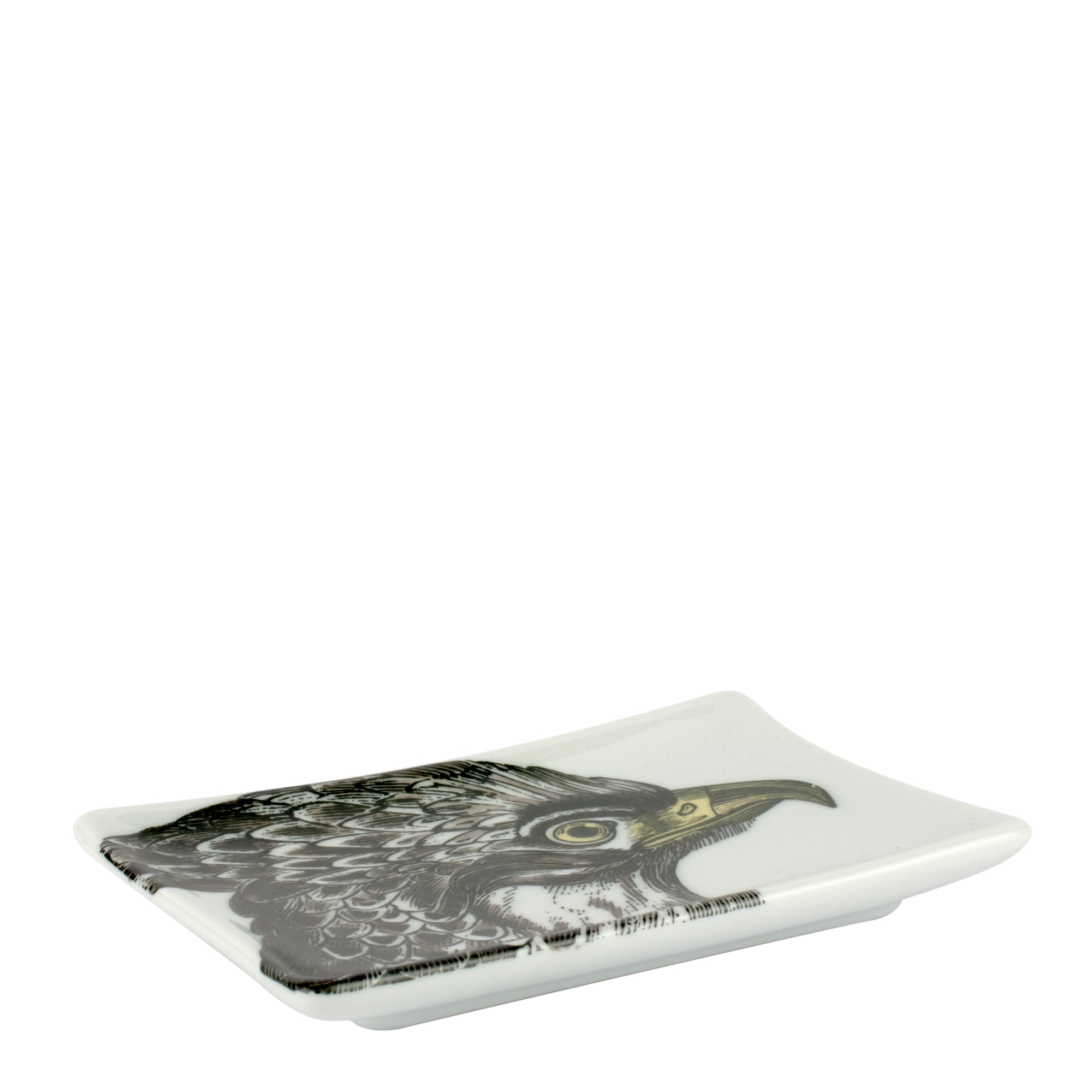 Sparviero porcelain ashtray - Multicoloured