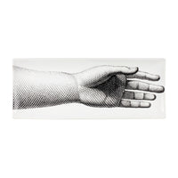 Mano porcelain tray - Black & White