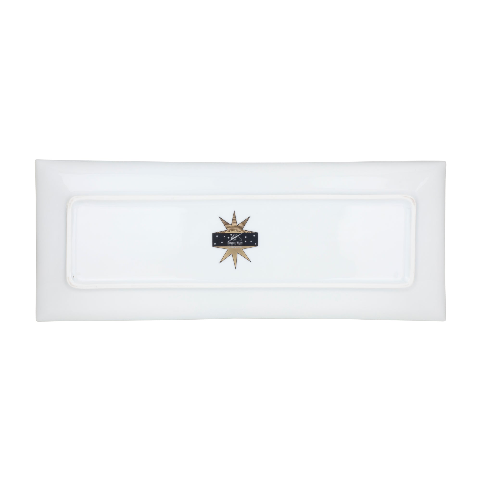 Astronomici porcelain tray - Gold & Black & White