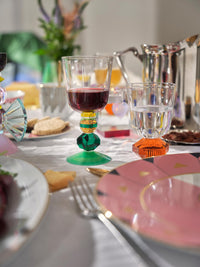 Set de 2 petits verres en cristal Chelsea - Clear & Grey