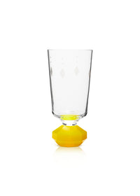 Set de 2 grands verres en cristal Chelsea - Neon Yellow