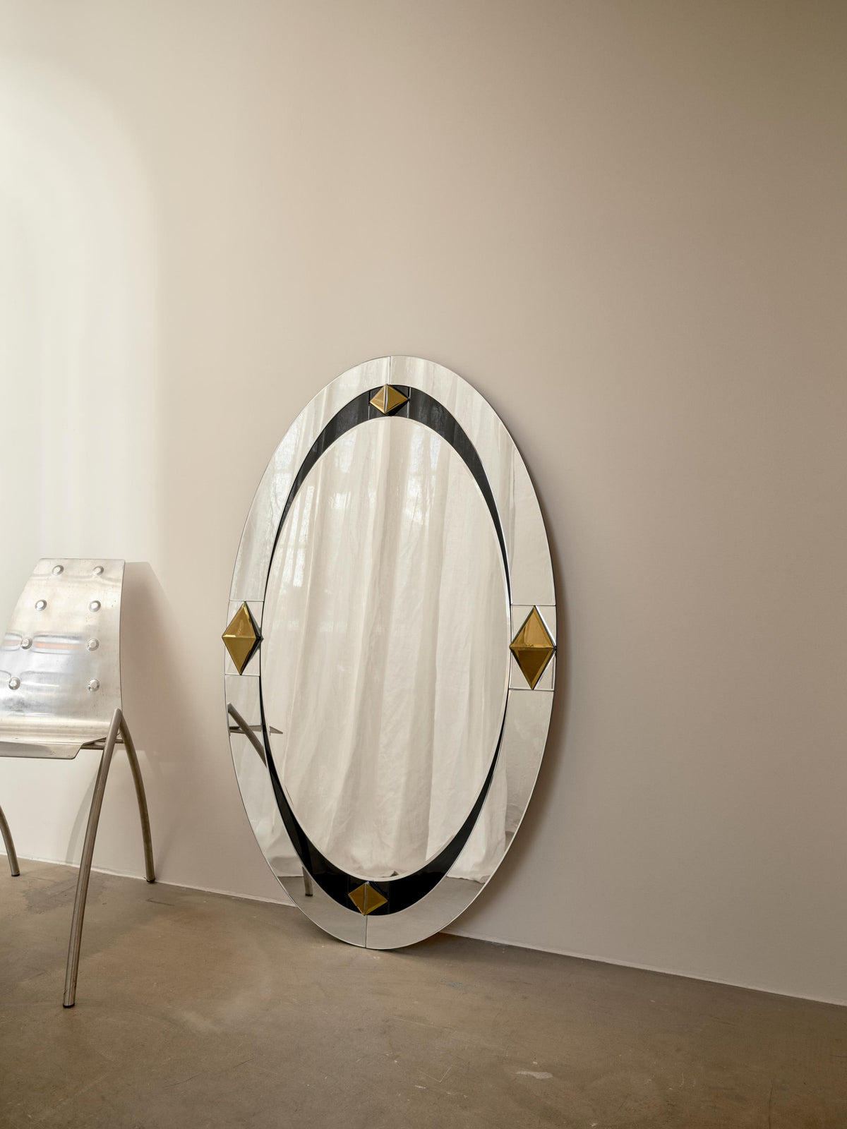 Petit miroir Darling - Silver & Gold