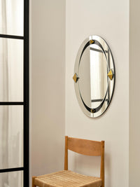 Petit miroir Darling - Silver & Gold