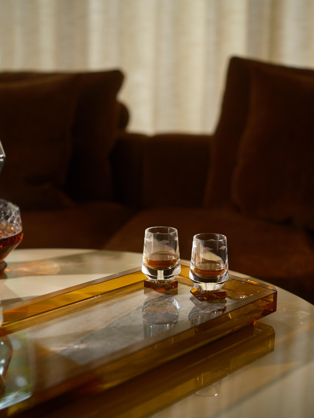 Set de 2 verreq Savor - Amber & Clear