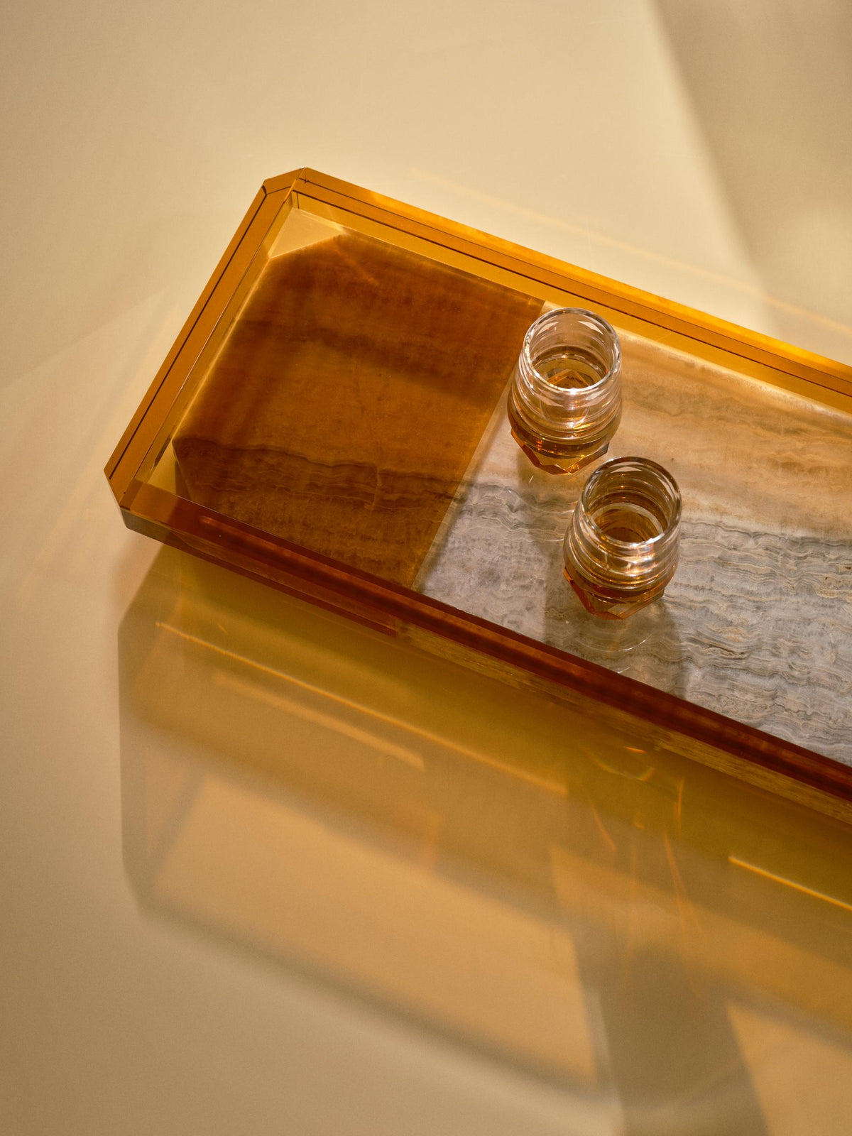 Set de 2 verreq Savor - Amber & Clear