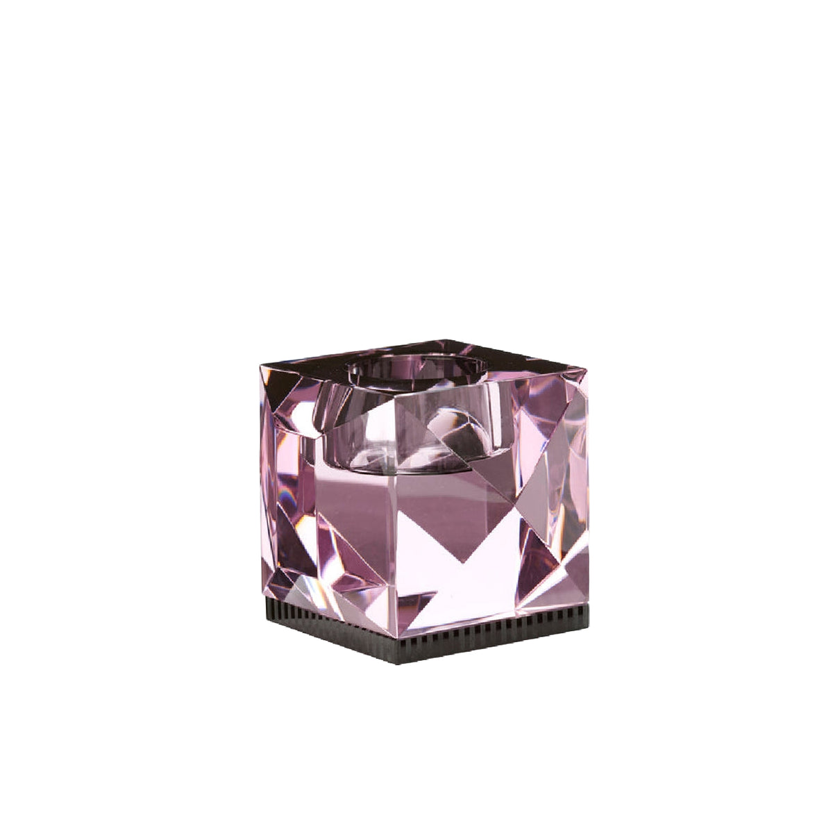 Photophore Ophelia en cristal - Clear, Black & Purple