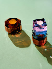Photophore Dakota - Red, Clear & Cobalt