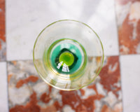 Set de 2 petits verres en cristal Mayfair - Clear, Emerald, Brown, Mint & Bright Yellow