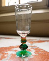 Set de 2 petits verres en cristal Mayfair - Clear, Emerald, Brown, Mint & Bright Yellow
