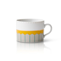Tasse à thé avec soucoupe Golden Hour - Green, Grey, Yellow & Gold