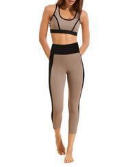 Blandine bra - Taupe & Black