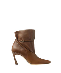 Cacia 85 leather ankle boots - Clove