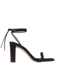 Diosa 85 sandals in leather - Black