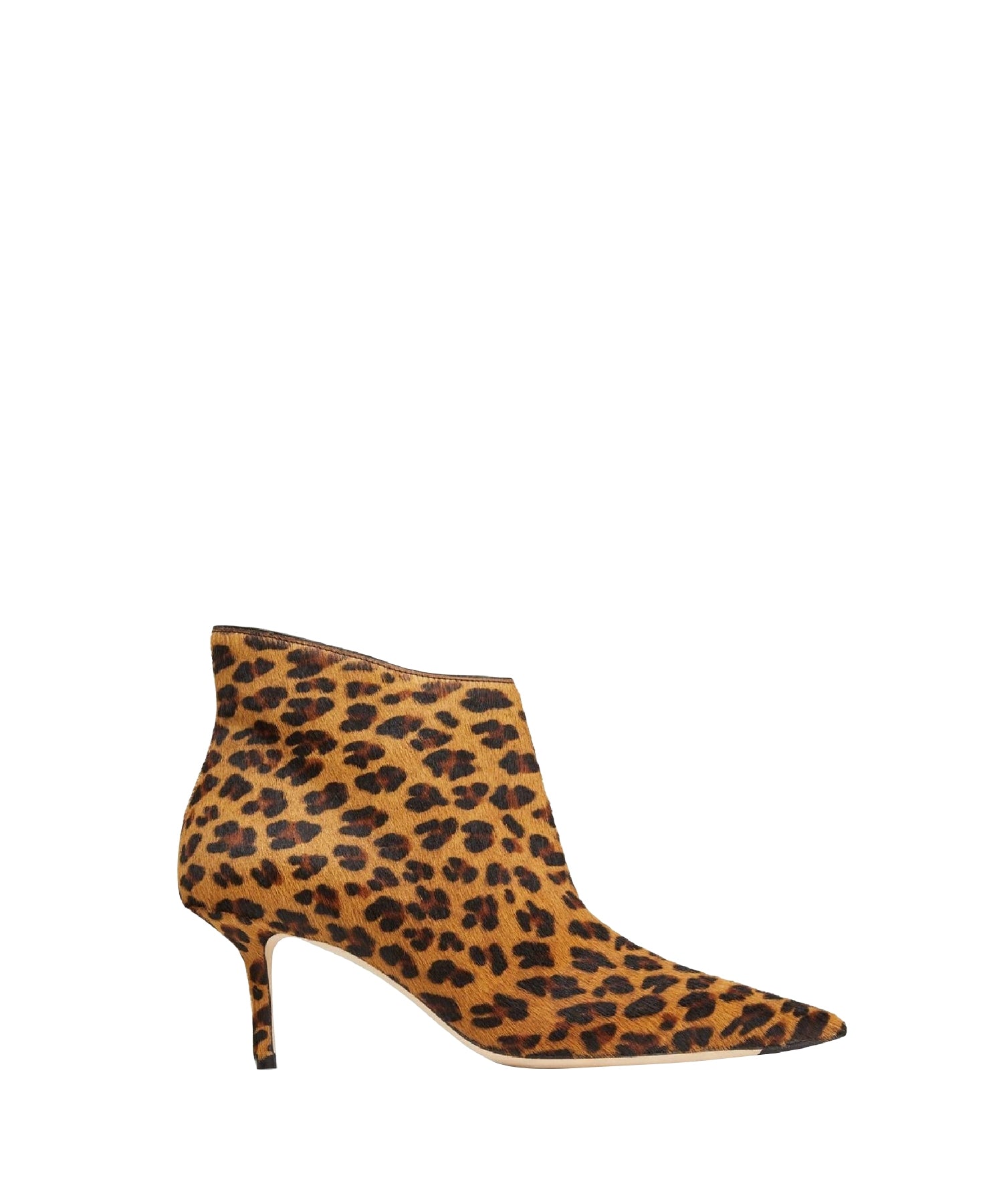Bottines Marinda 65 en cuir - Caramel Leopard