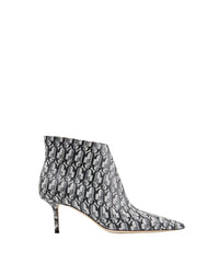 Bottines Marinda 65 en cuir - Silver & Black
