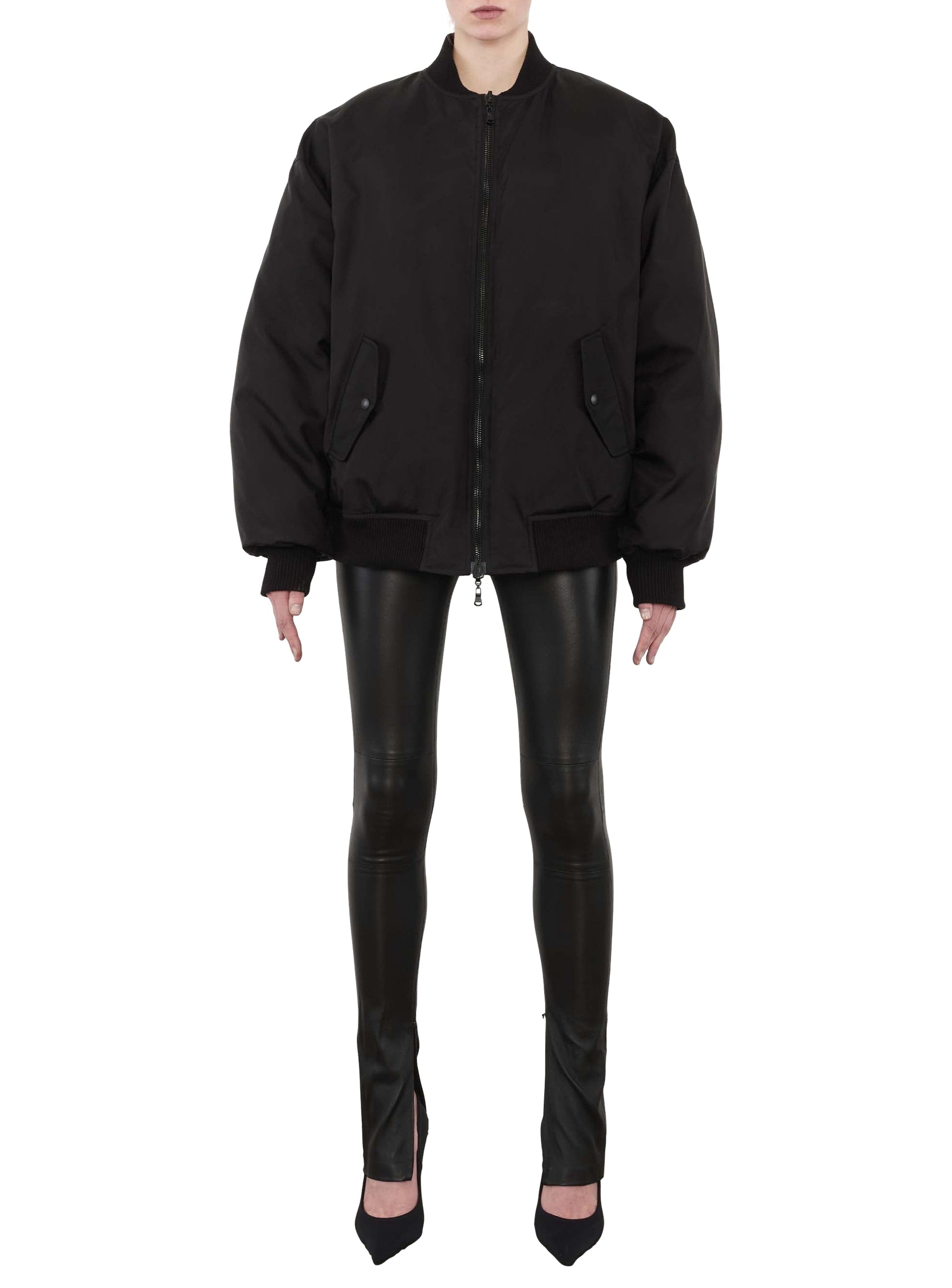 Reversible Bomber Jacket - Black