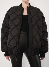 Reversible Bomber Jacket - Black