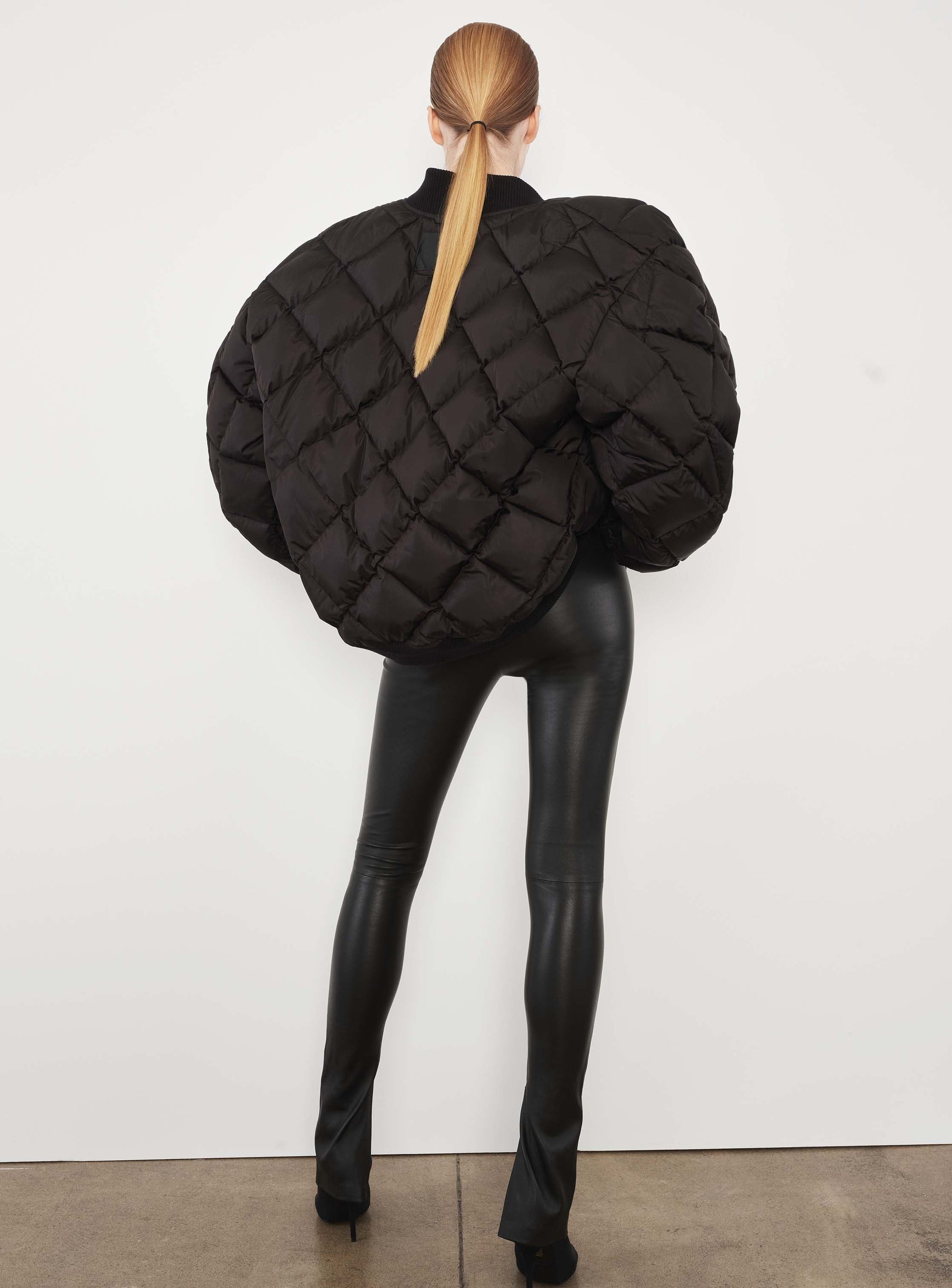 Reversible Bomber Jacket - Black