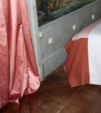 Rideau Malaparte en satin - Rose