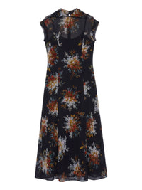 Robe en georgette sans manches - Nero Fantasia