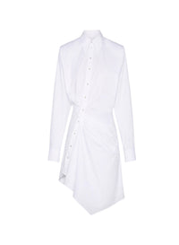 Robe-chemise asymétrique - Optic White