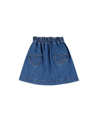 Jupe Douchka en coton - Denim